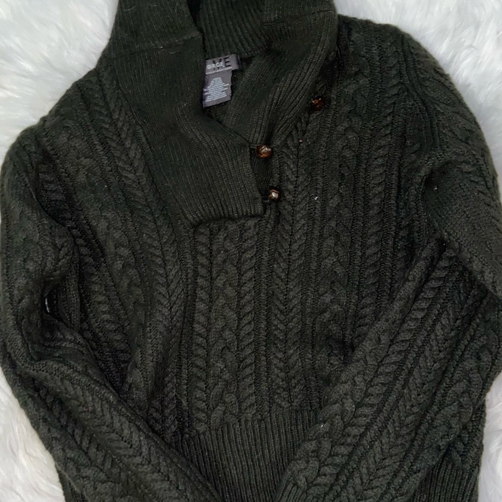 Green sweater